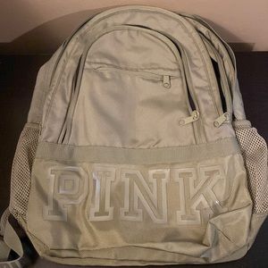 PINK Victoria’s Secret Light Green Campus Backpack - Very Gently Used